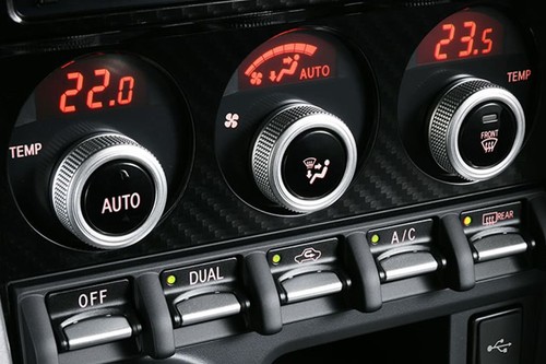 Front AC Controls of Subaru BRZ (2013-2021)