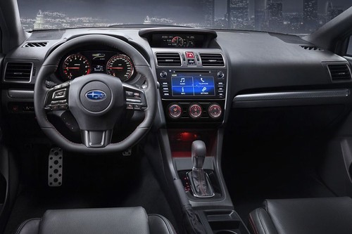 Dashboard View of WRX STI