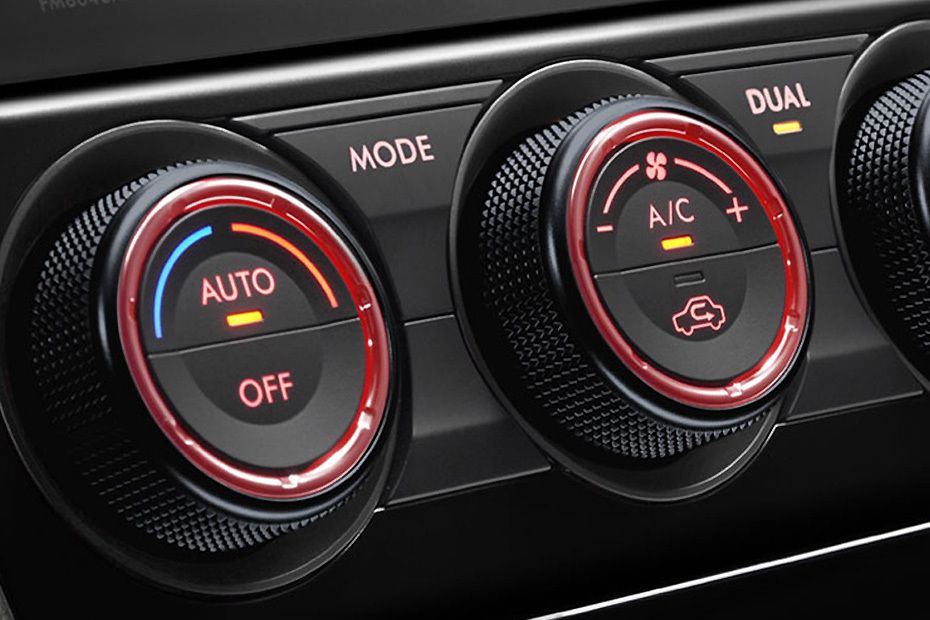 Side AC Controls of Subaru WRX STI