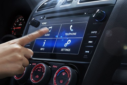 WRX STI touch screen