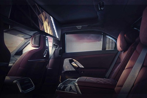 BMW i7 Front And Rear Seats Together