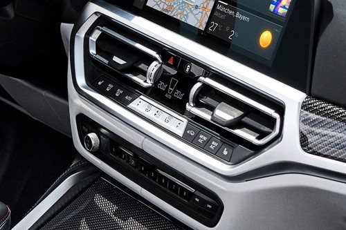 Front AC Controls of BMW M4 Convertible