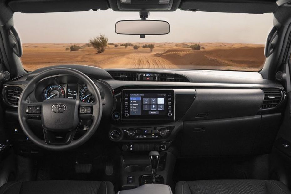 Dashboard View of Hilux Adventure