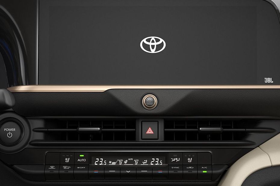 Front AC Controls of Toyota Crown Hybrid