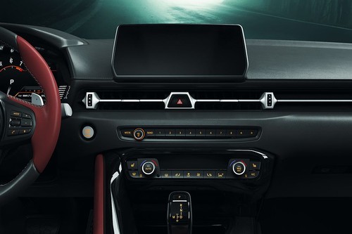 Front AC Controls of Toyota Supra (2023)