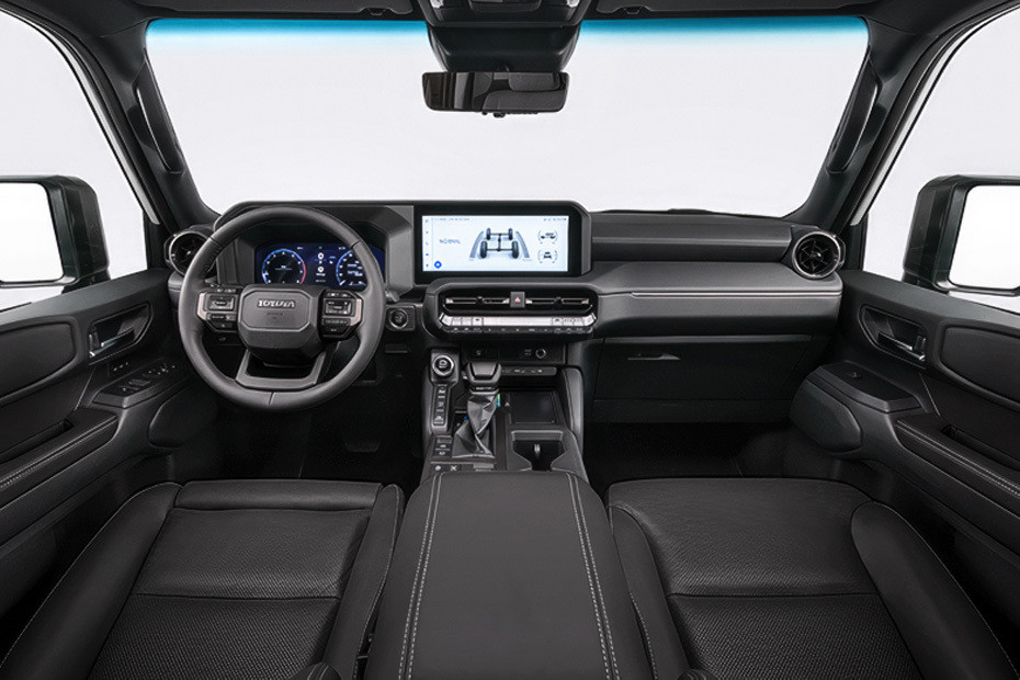 Dashboard View of Land Cruiser Prado