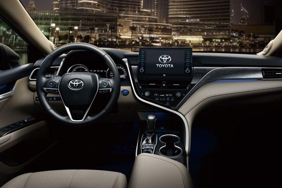 Dashboard View of Camry Hybrid