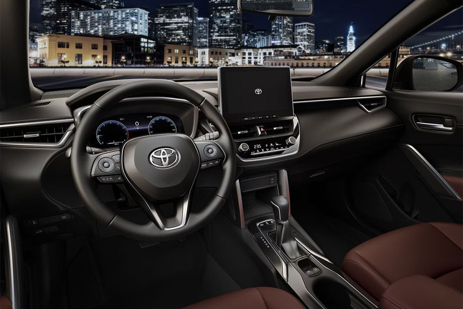 Dashboard View of Corolla Cross