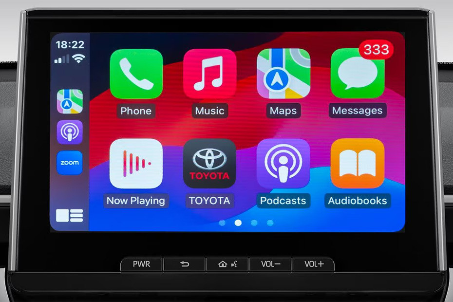 Corolla Cross touch screen