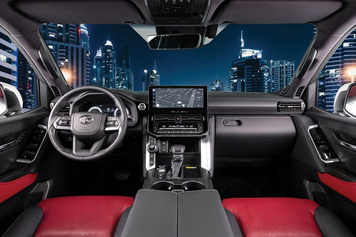 Dashboard View of Land Cruiser Hybrid