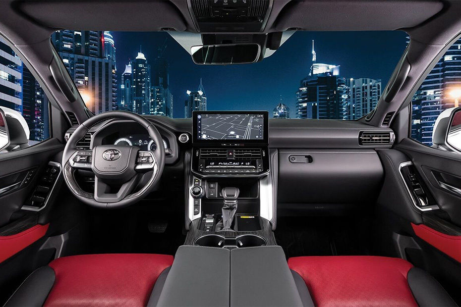 Dashboard View of Land Cruiser Hybrid