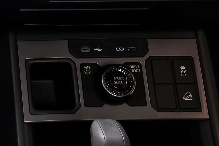 Center Controls of Toyota Hilux BEV