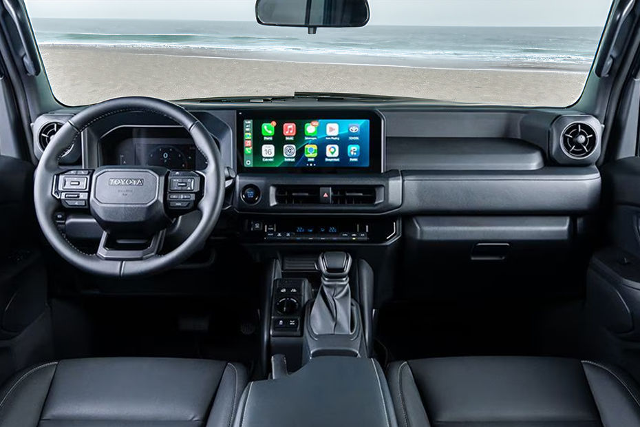 Dashboard View of Land Cruiser FJ