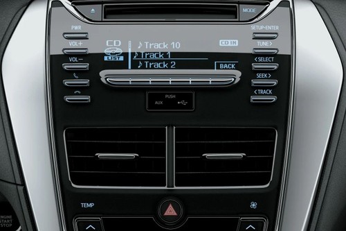 Side AC Controls of Toyota Yaris Hatchback