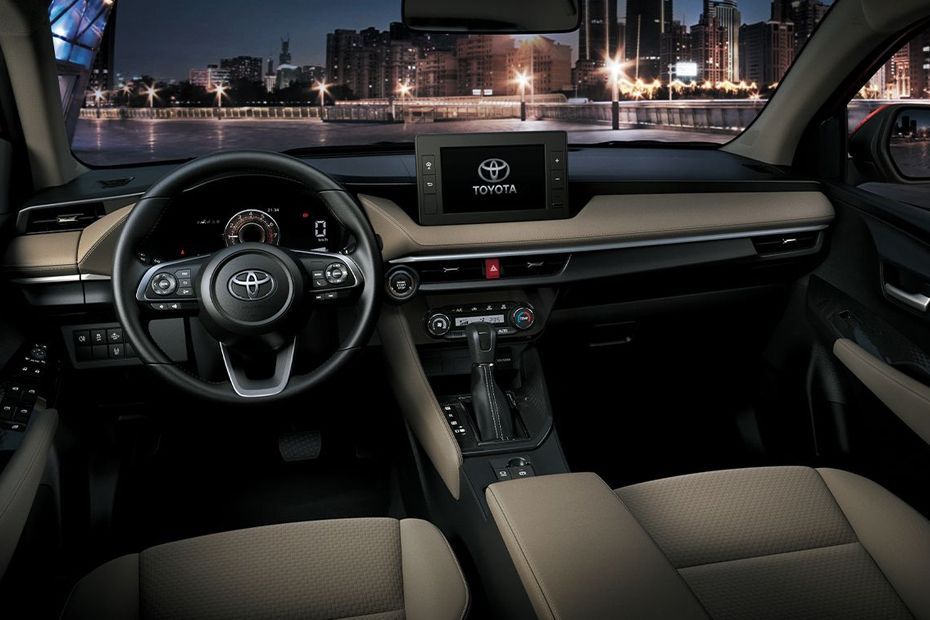 Dashboard View of Yaris Sedan