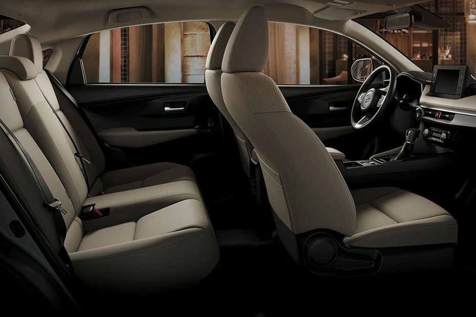 Toyota Yaris Sedan Front And Rear Seats Together