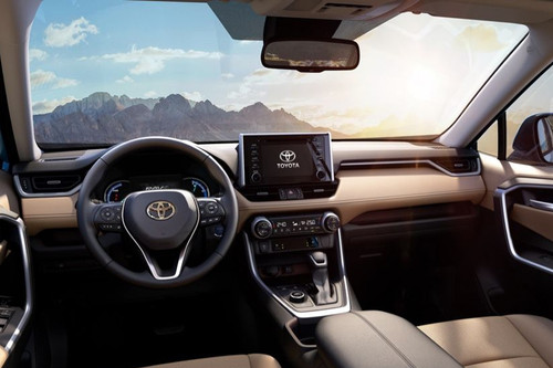 Dashboard View of RAV 4-2022-2025