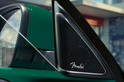 Speakers View of Volkswagen Beetle