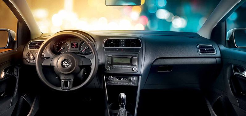 Dashboard View of Polo Sedan