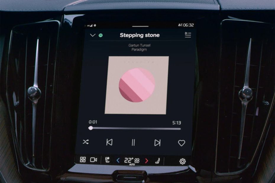 Front AC Controls of Volvo S90 (2024-2025)