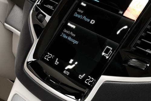 Front AC Controls of Volvo XC90 (2022-2022)
