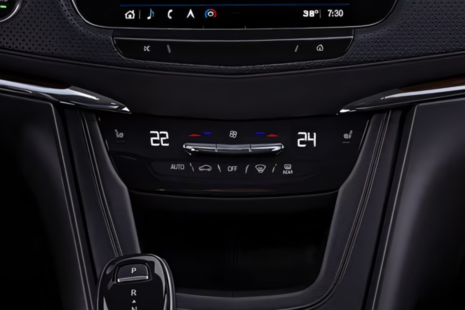 Front AC Controls of Cadillac XT6