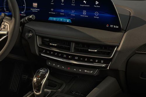 Front AC Controls of Cadillac CT5