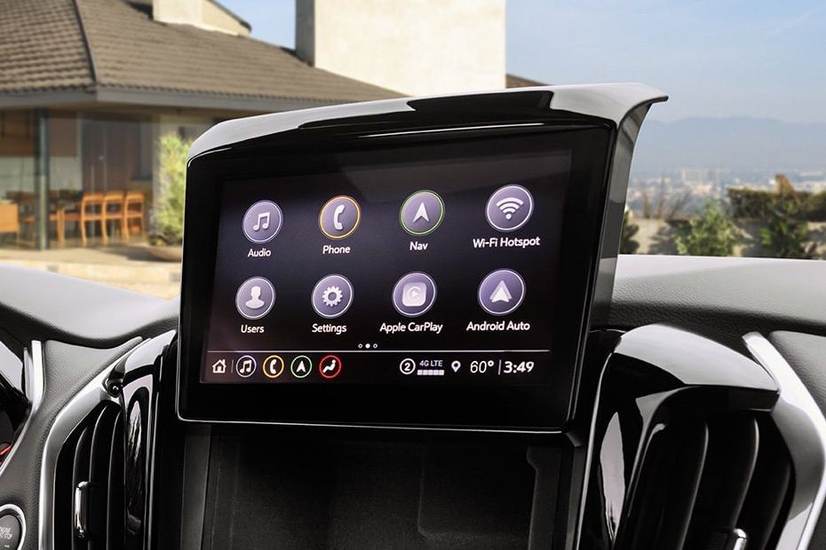 Front AC Controls of Chevrolet Traverse (2022-2024)