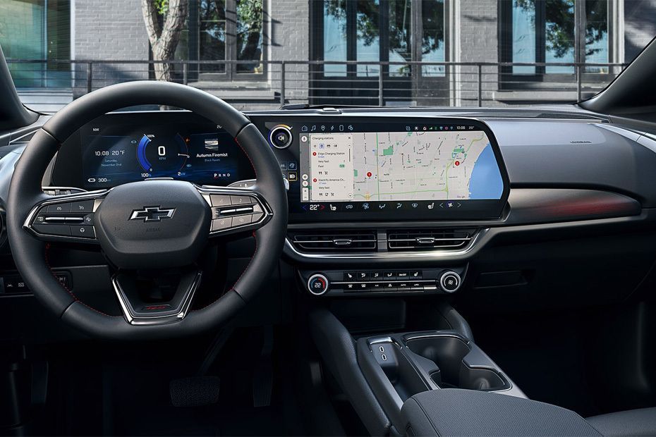 Dashboard View of Equinox Ev