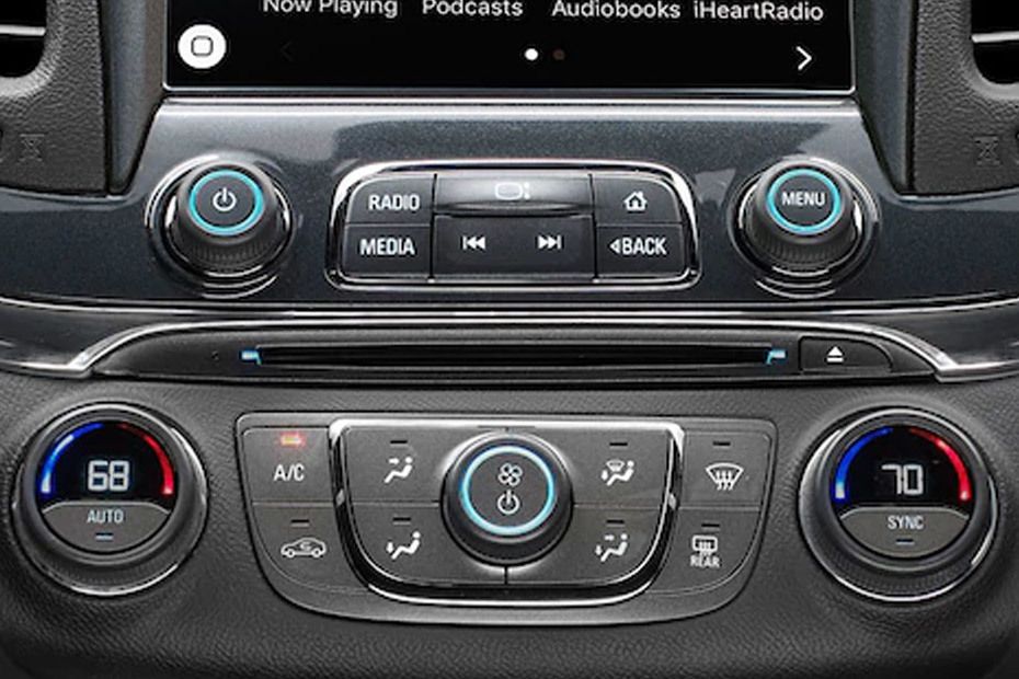 Front AC Controls of Chevrolet Impala