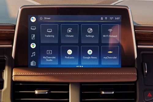 Front AC Controls of Chevrolet Suburban (2022-2024)