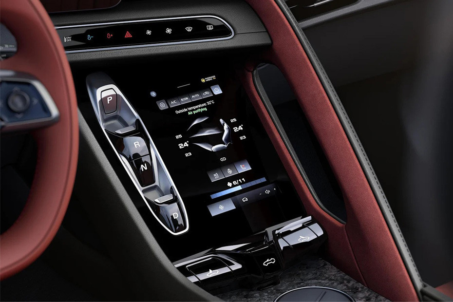 Center Controls of MG Cyberster