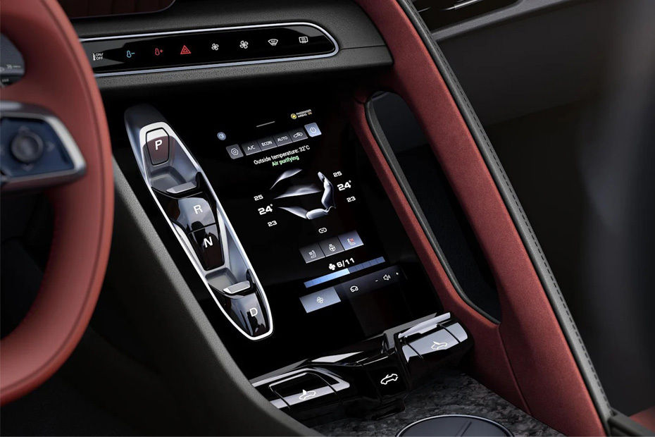 Center Controls of MG Cyberster