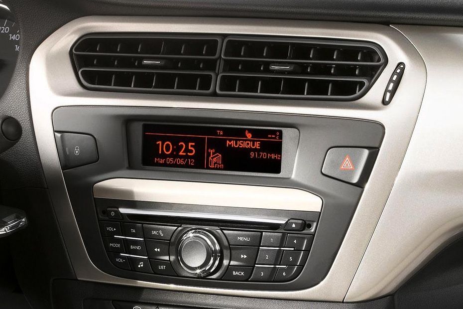 Front AC Controls of Citroen C-Elysee