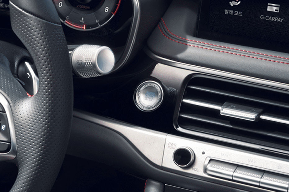 Genesis G70 SB Engine Start Stop Button