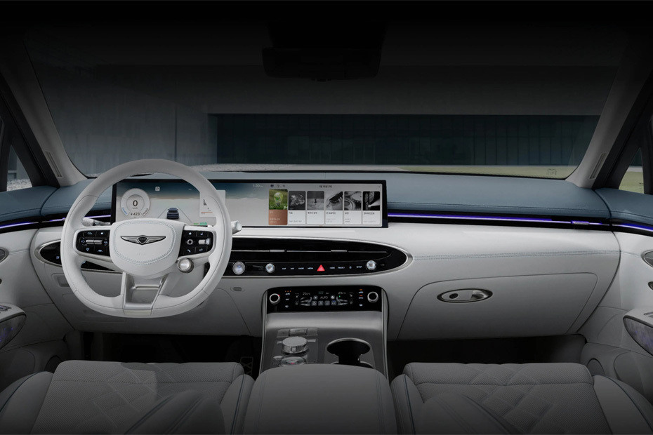 Dashboard View of EV GV 70