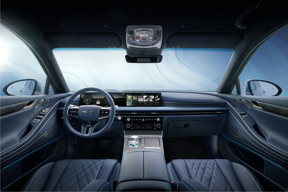 Dashboard View of EV G 80