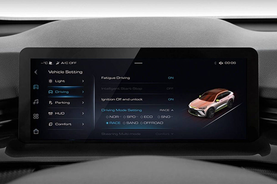 H6 GT touch screen