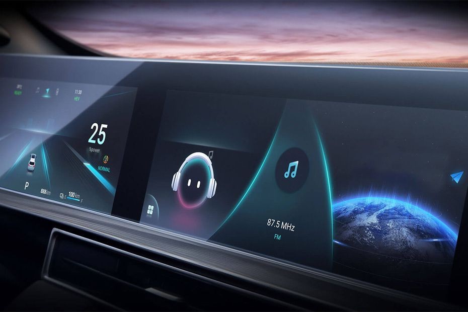 Front AC Controls of Chery  Tiggo 8 Pro
