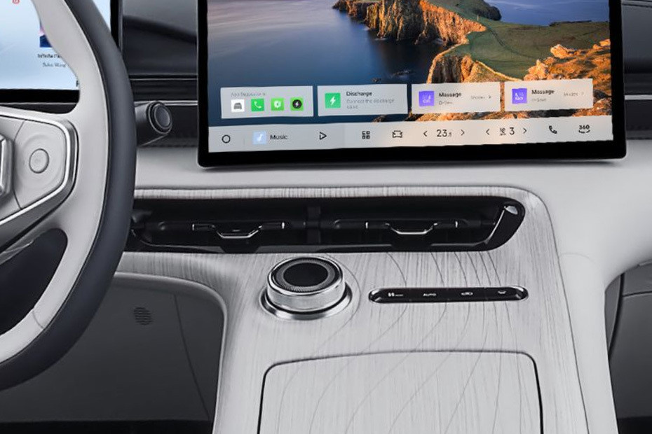 Front AC Controls of Geely  EX5