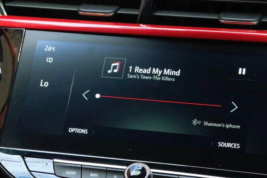 Corsa touch screen