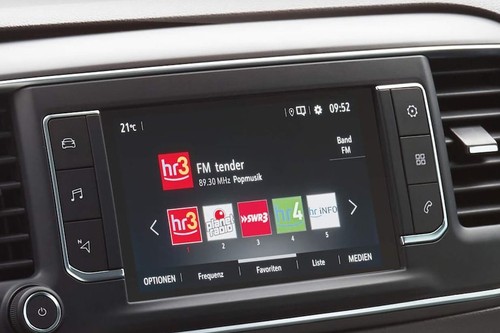 Zafira Life touch screen