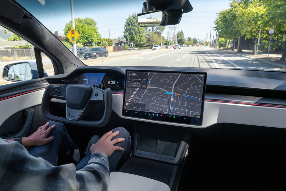 Dashboard View of Model X