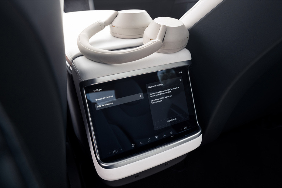 Model S Rear AC Controls