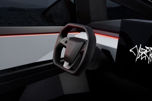 Tesla Cybertruck Steering Wheel