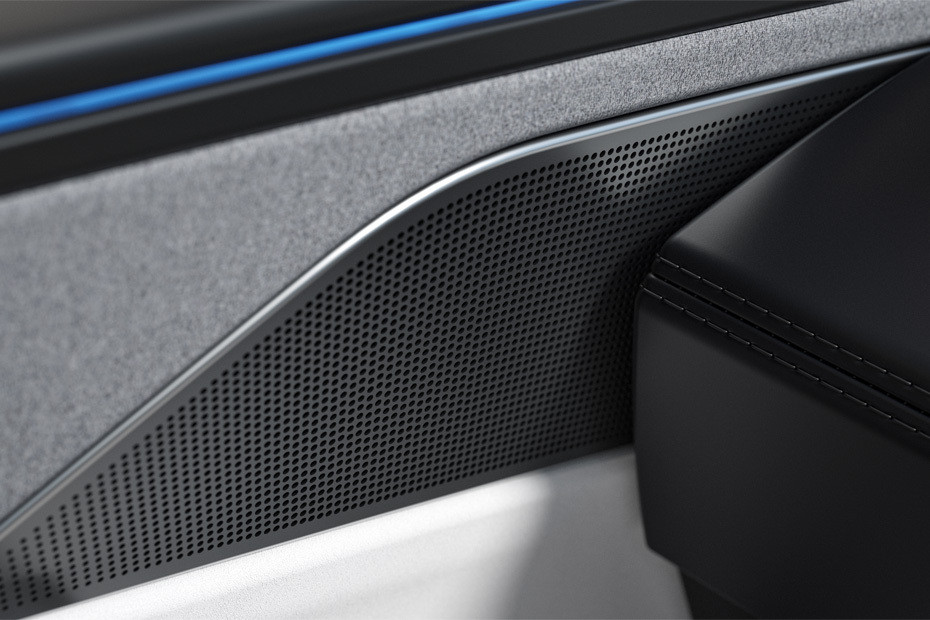 Speakers View of Tesla Model Y