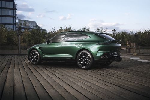 Rear Cross Side View of Aston Martin DBX