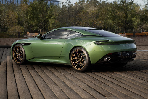 Rear Cross Side View of Aston Martin DB12