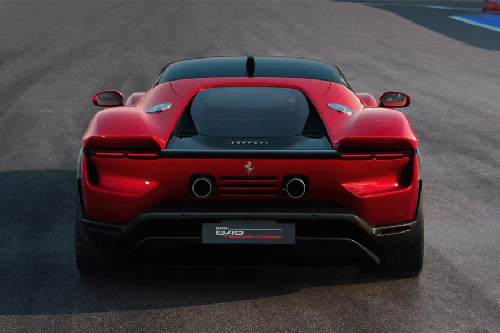 Full Rear View of Ferrari 849 Testarossa