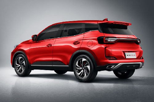 Rear Cross Side View of Kaiyi X3 Pro